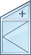 Трапециевидное одностворчатое окно с фрамугой и поворотной створкой