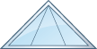 Треугольное одностворчатое окно с поворотной створкой