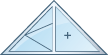 Треугольное двустворчатое окно с поворотной створкой